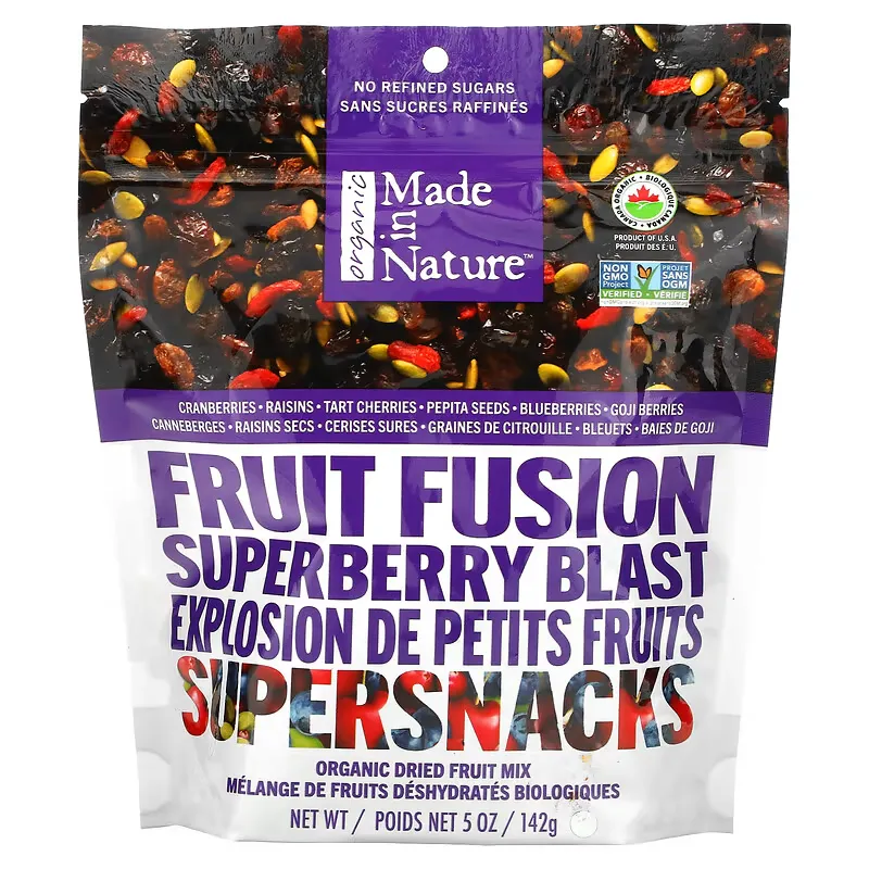 Organic Fruit Fusion, Superberry Supersnacks, 5 oz (142 g)