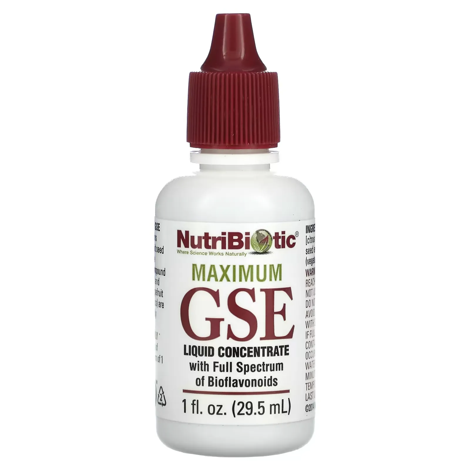 Maximum GSE, Liquid Concentrate, 1 fl oz (29.5 ml)