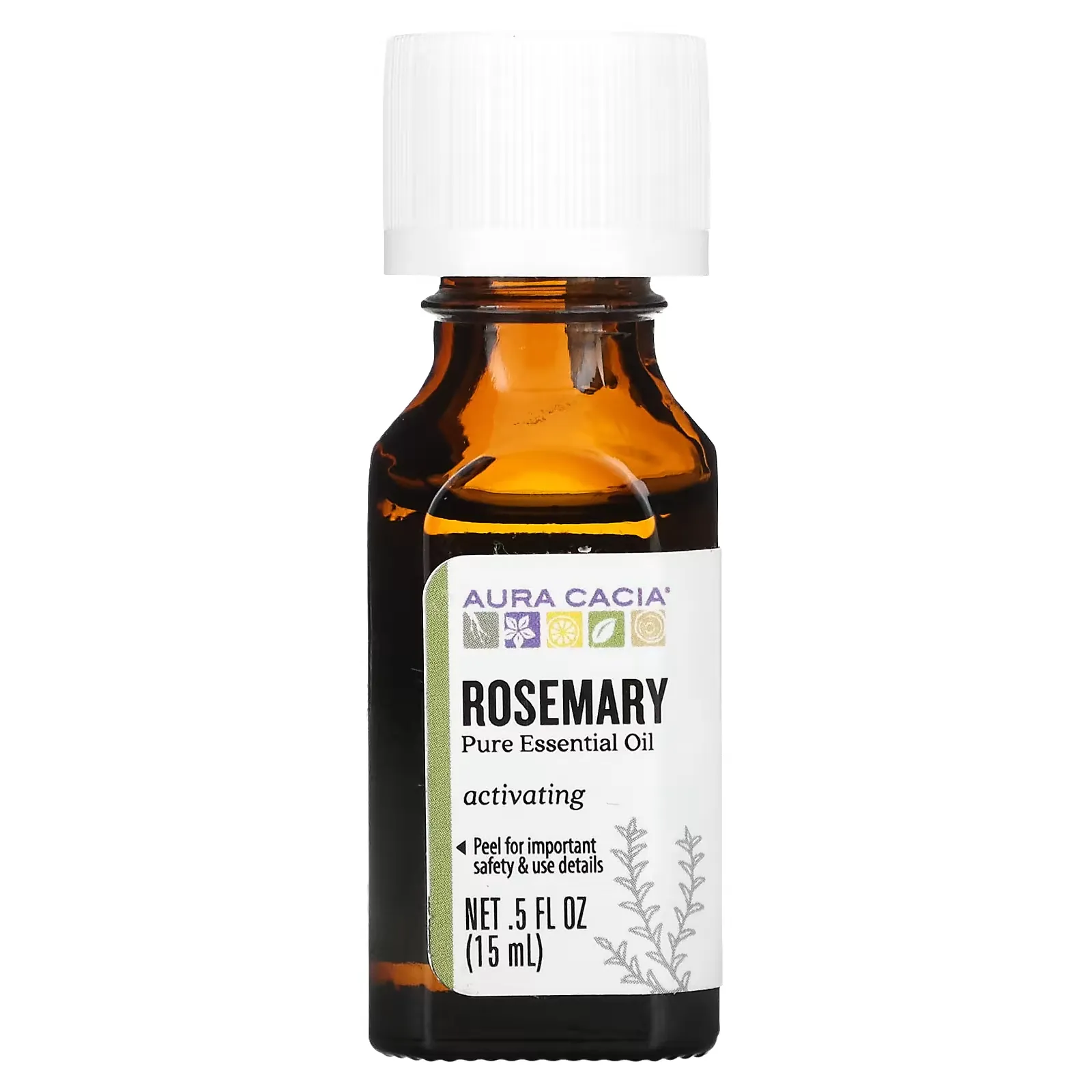 Pure Essential Oil, Rosemary, 0.5 fl oz (15 ml)