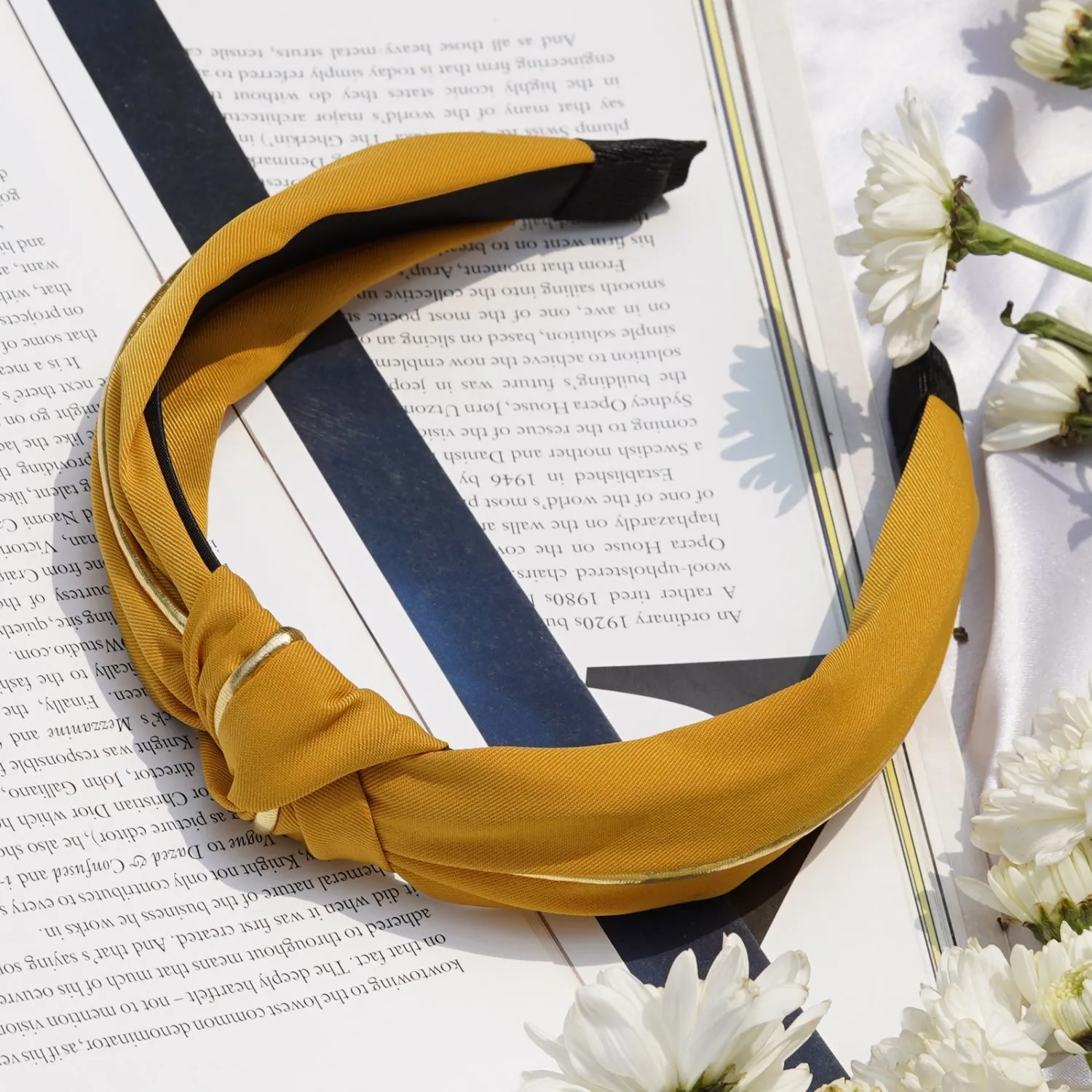 Joker & Witch Yellow Glow Knot Headband For Women