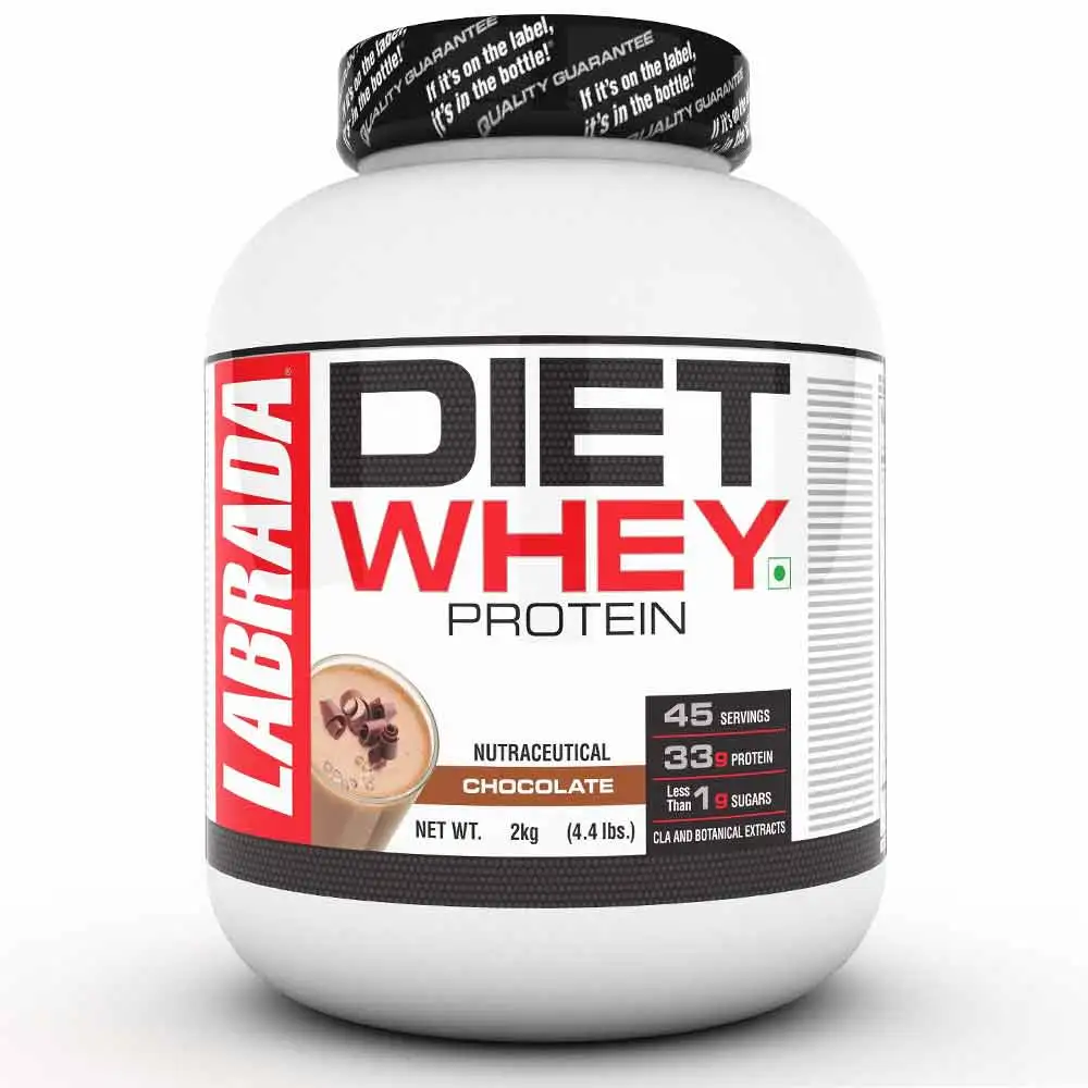 Labrada Diet Whey Protein,  4.4 lb  Chocolate