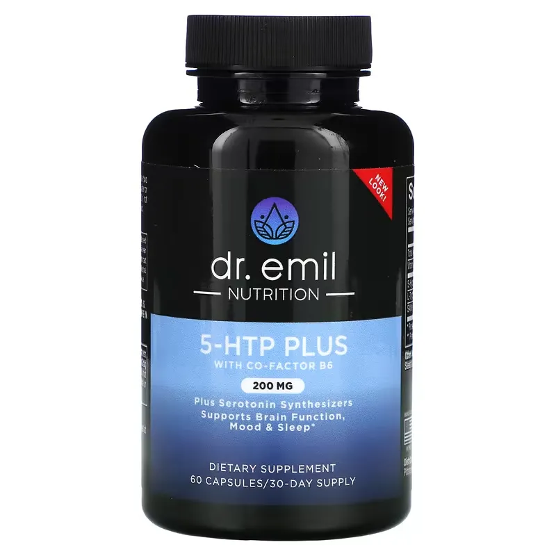 5-HTP Plus, 200 mg, 60 Capsules