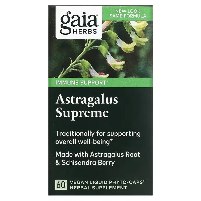 Astragalus Supreme, 60 Vegan Liquid Phyto-Caps