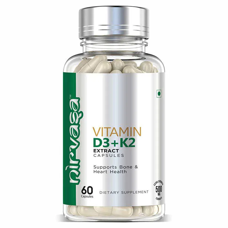 Nirvasa Vitamin D3 + K2 Capsules