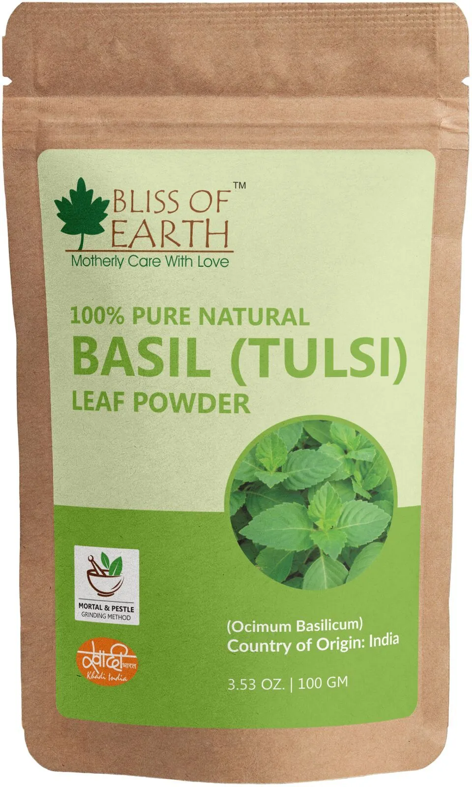 Bliss Of Earth Tulsi Leave Powder