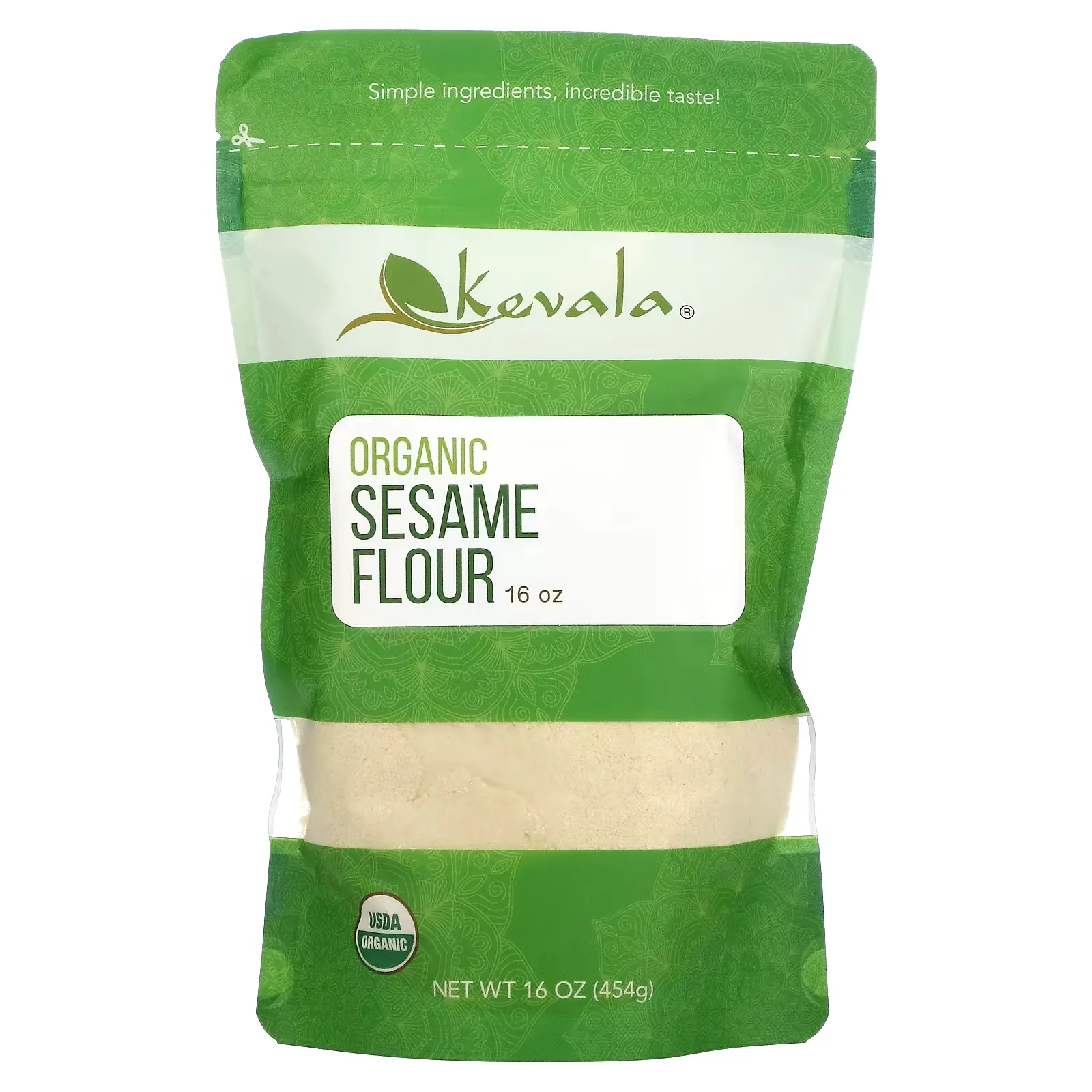 Organic Sesame Flour, 16 oz (454 g)