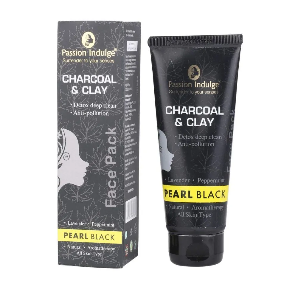 Passion Indulge Pearl Black Anti-Pollutant Charcoal Face Pack