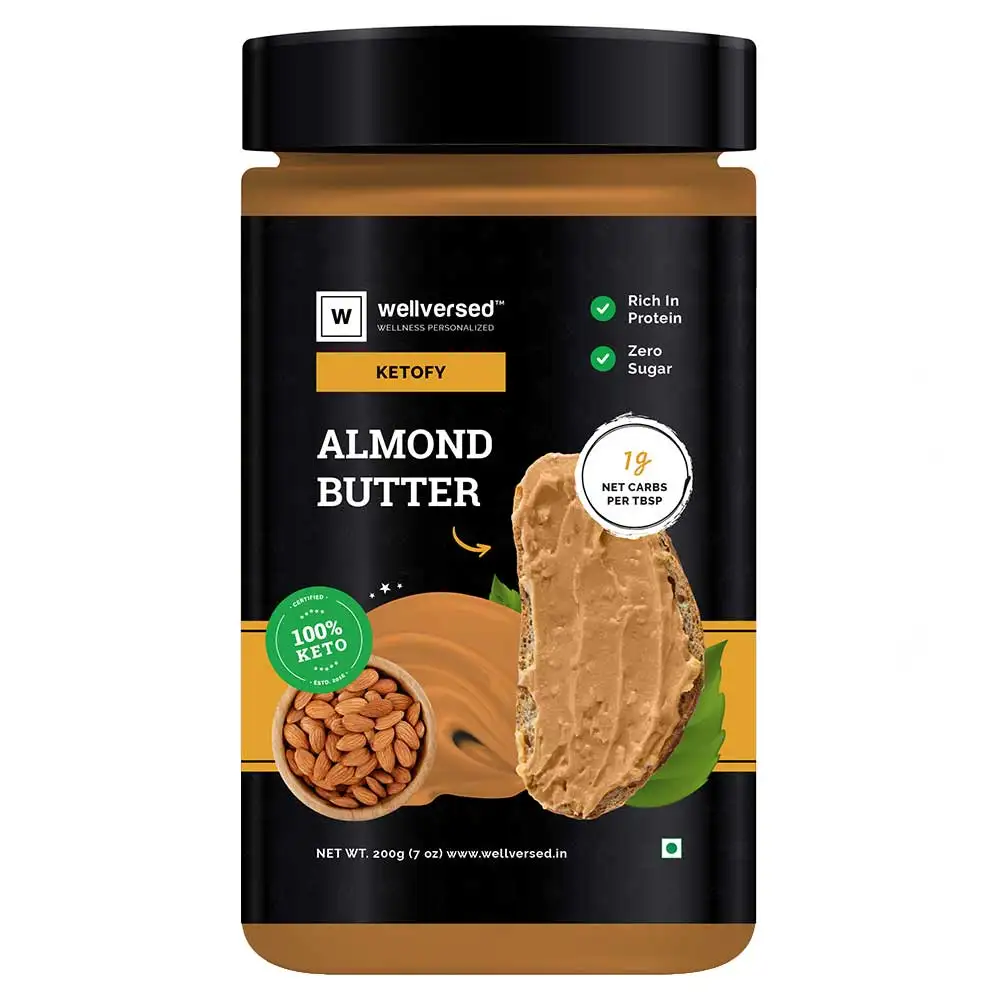 Ketofy Almond Butter,  Unflavoured  200 g