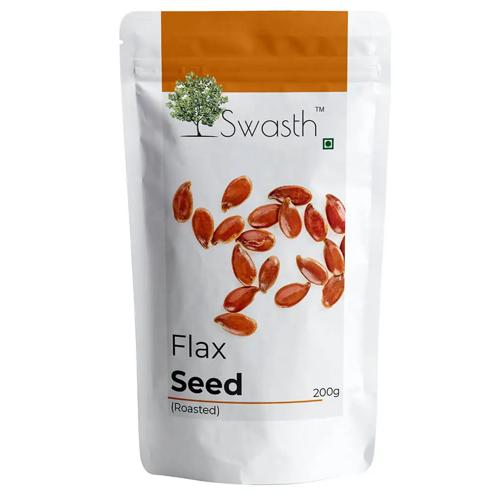 Swasth Roasted Flax Seed,  Unflavoured  0.2 kg