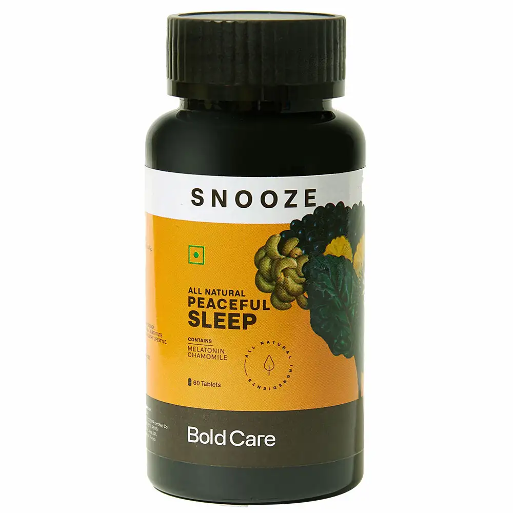 Bold Care Snooze All Natural Peaceful Sleep,  60 tablet(s)  Unflavoured