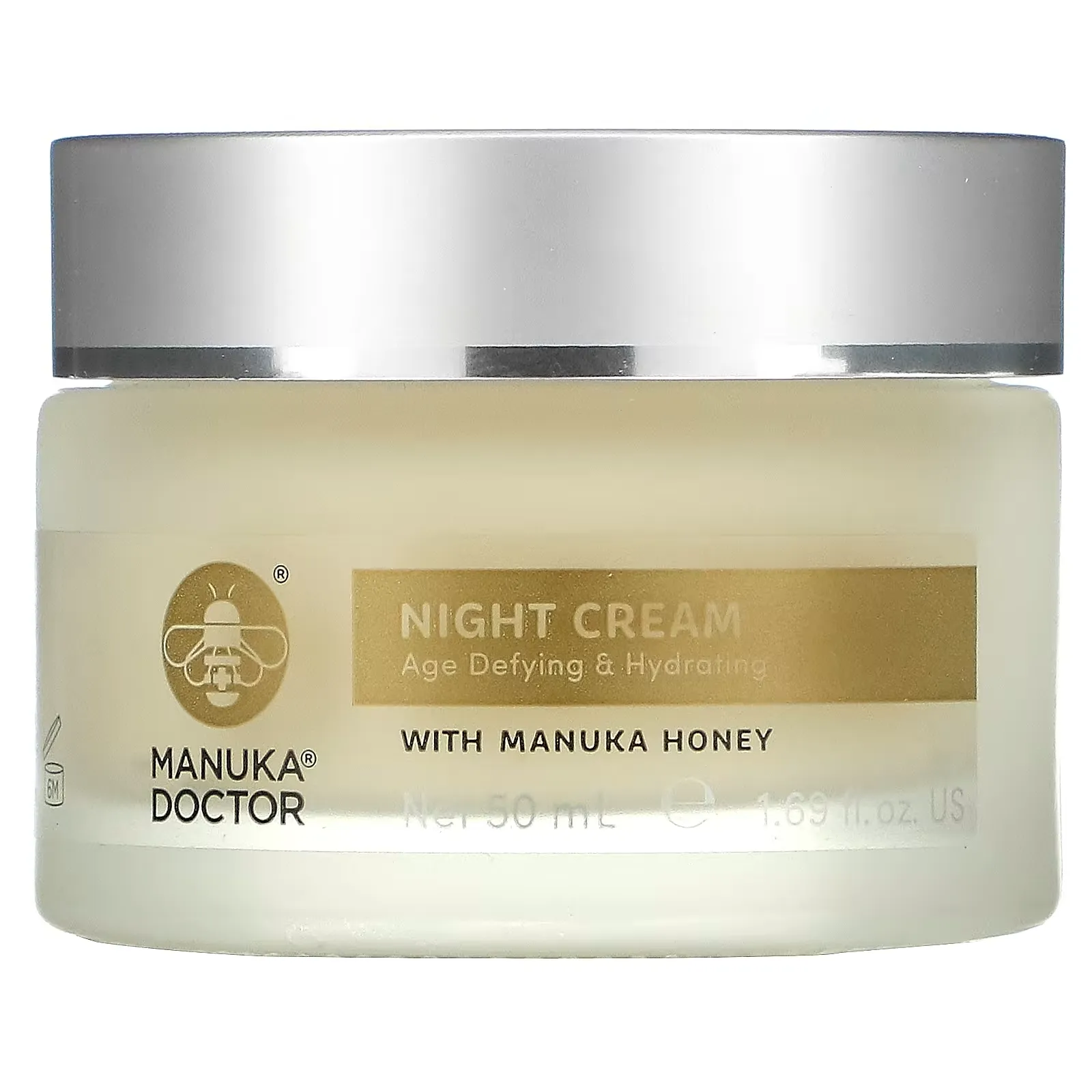 Night Cream with Manuka Honey, 1.69 fl oz (50 ml)