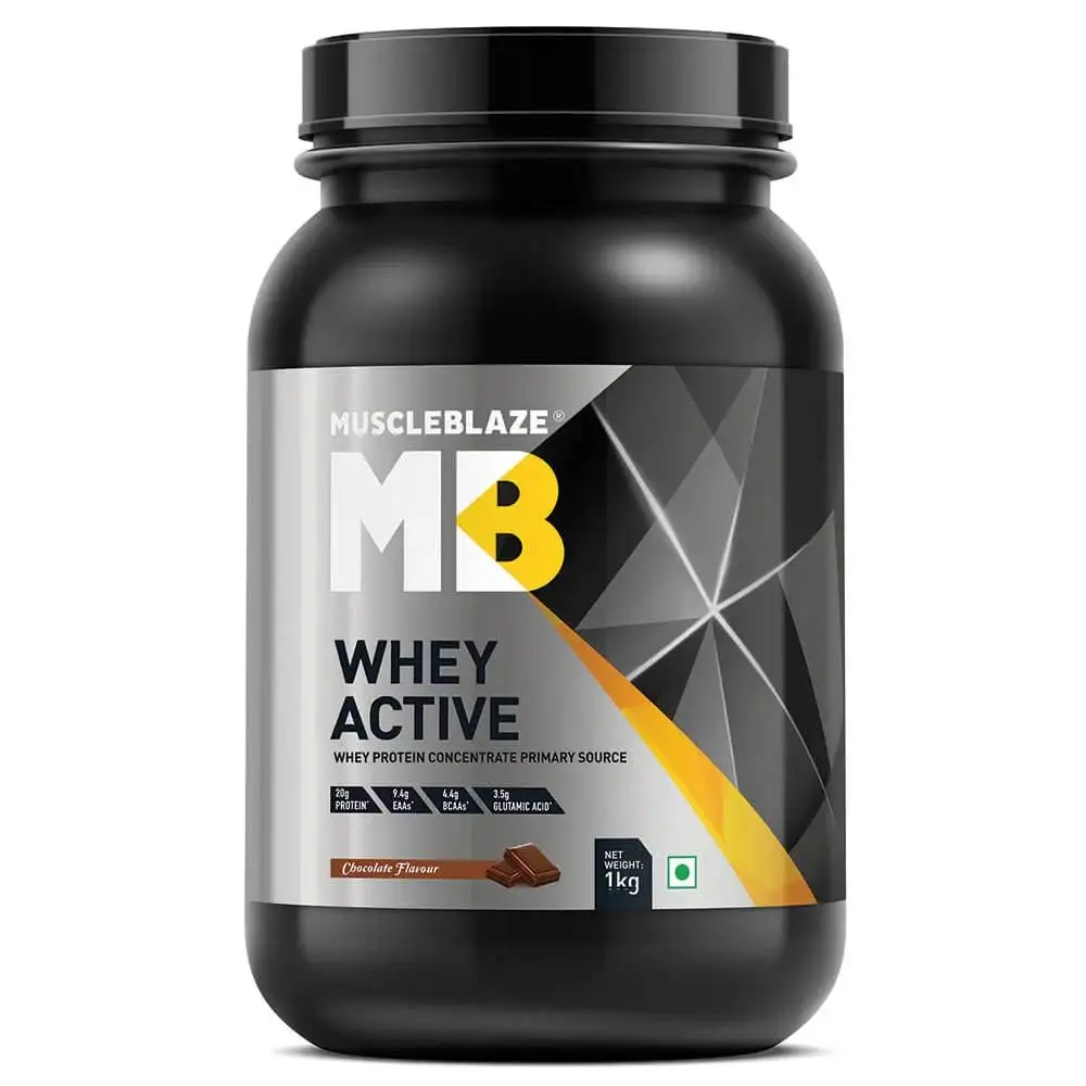 MuscleBlaze Whey Active  OP,  2.2 lb  Chocolate