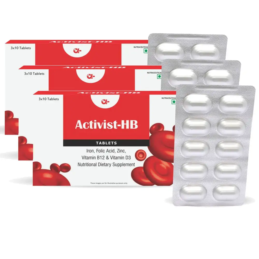 Activist HB (Pack of 3),  10 tablet(s)