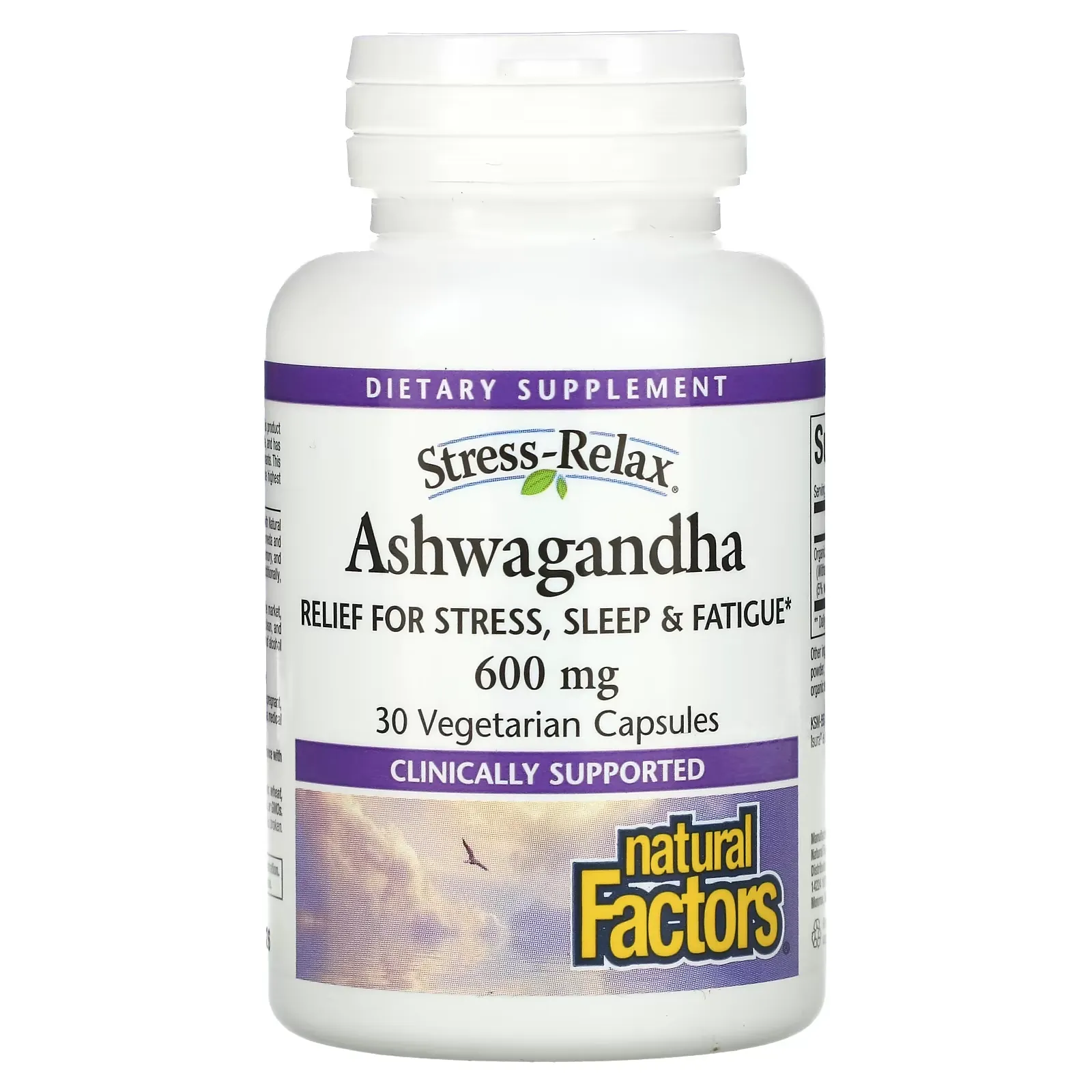 Stress-Relax, Ashwagandha, 600 mg, 30 Vegetarian Capsules