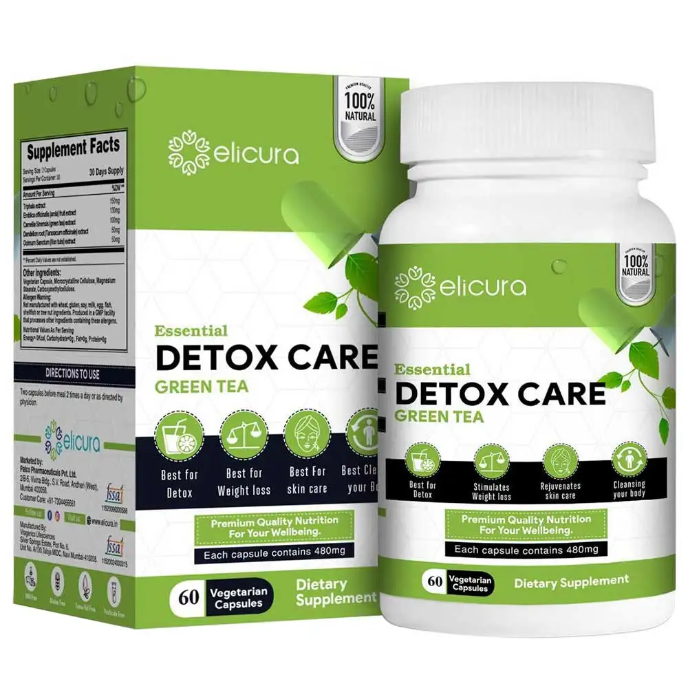 elicura Detox Care,  60 veggie capsule(s)  Unflavoured