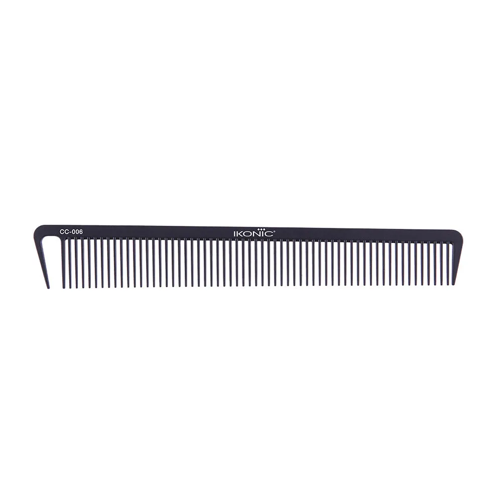 Ikonic Professional Carbon Comb - CC06 (Black)