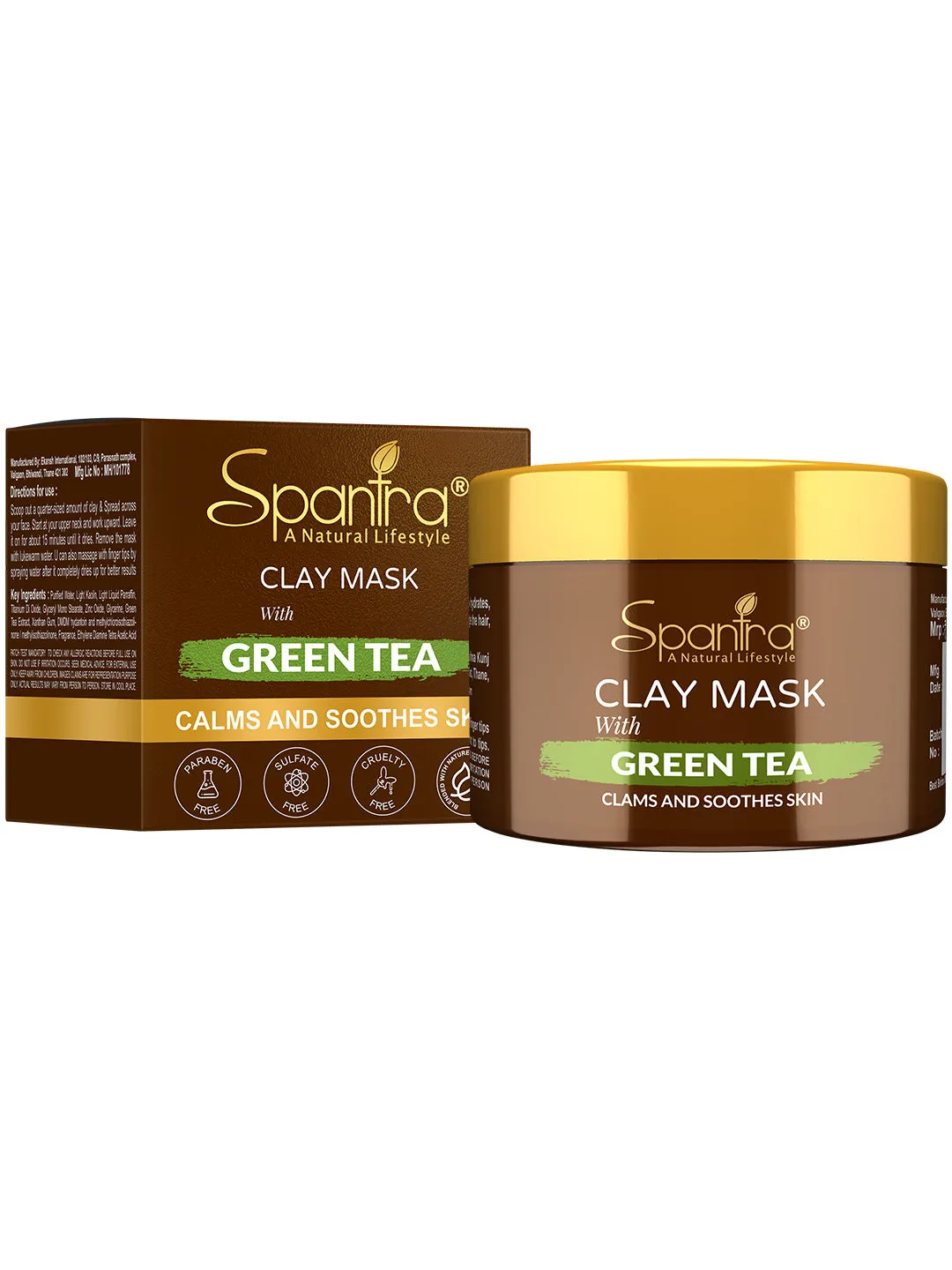 Spantra Green Tea Clay Mask