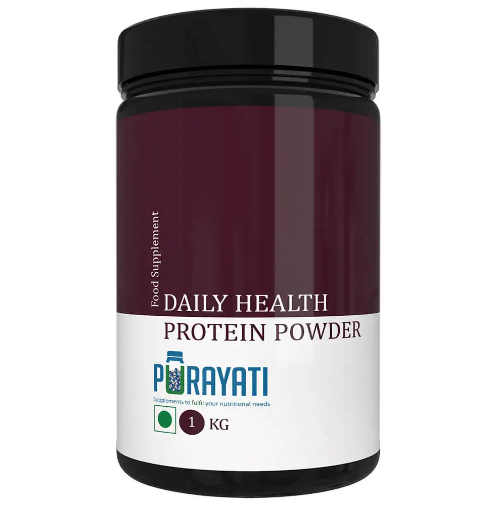 Purayati Daily Health Protein Powder,  2.2 lb  Natural Cocoa