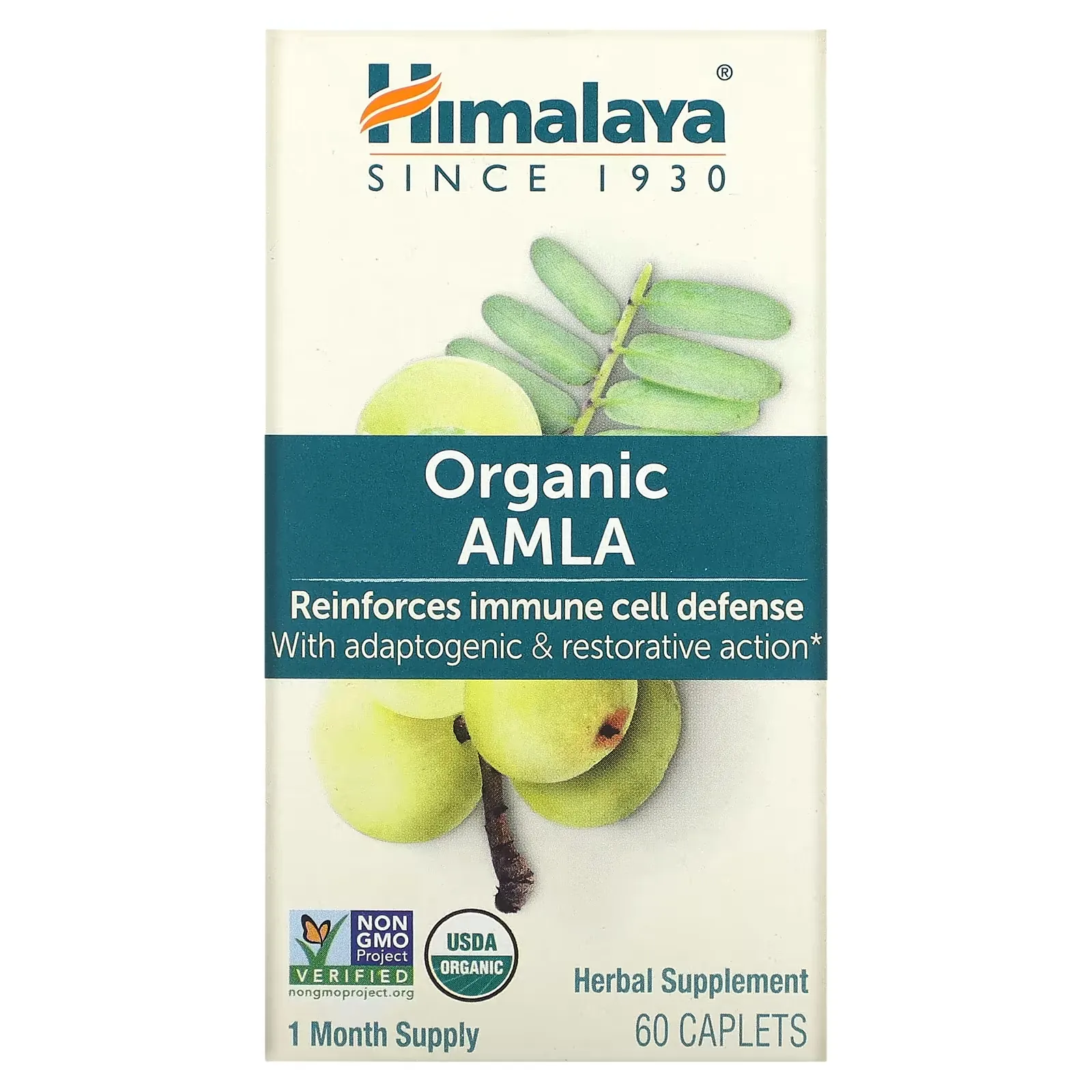 Organic Amla, 60 Caplets