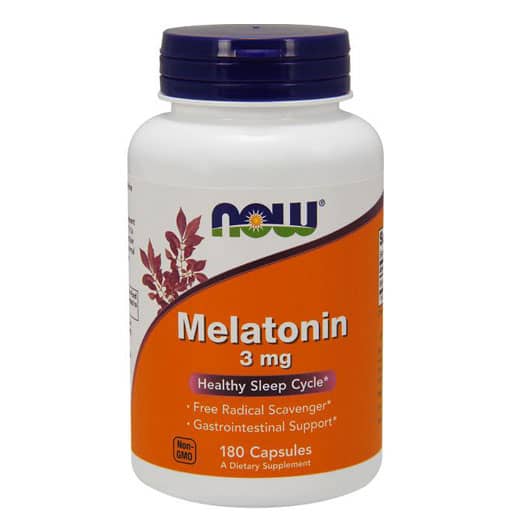 NOW Melatonin, 3mg, 180 Lozenges