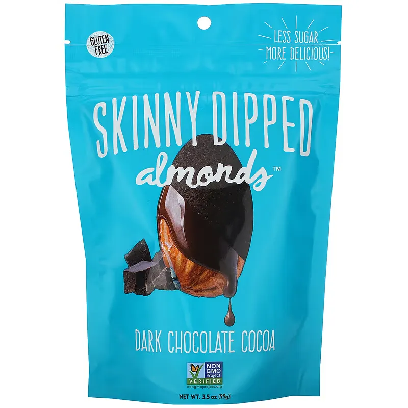 Almonds, Dark Chocolate Cocoa, 3.5 oz (99 g)