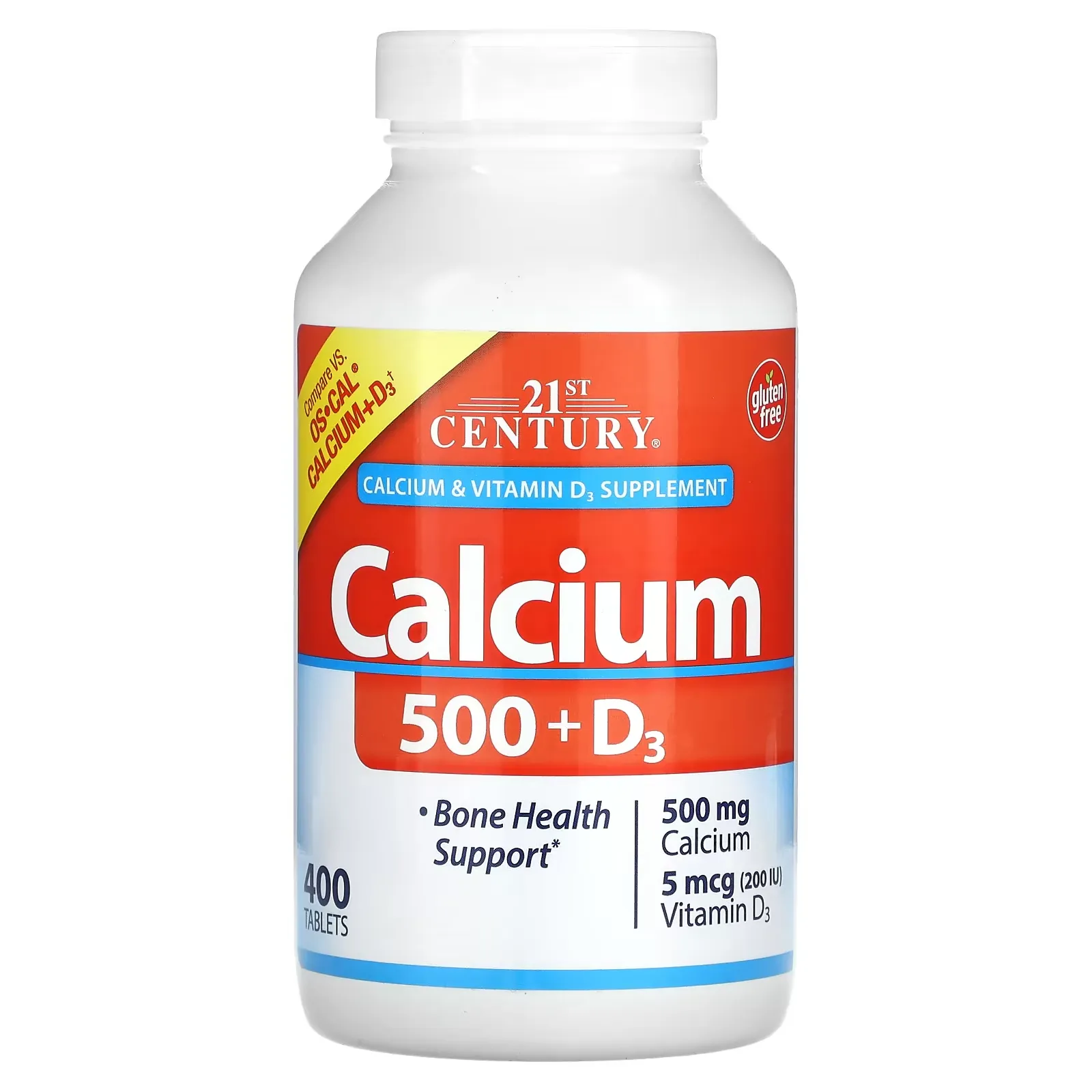 Calcium 500 + D3, 400 Tablets