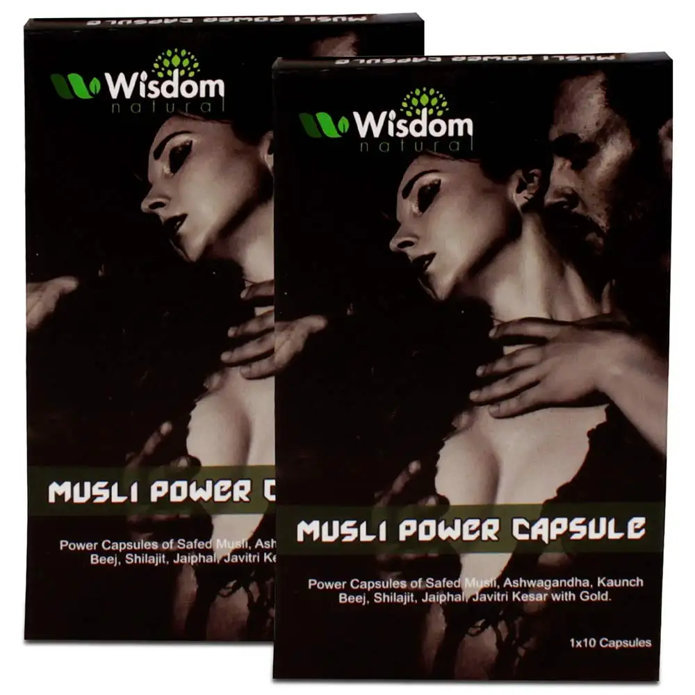 Wisdom Natural Musli Power -Pack of 2,  10 capsules