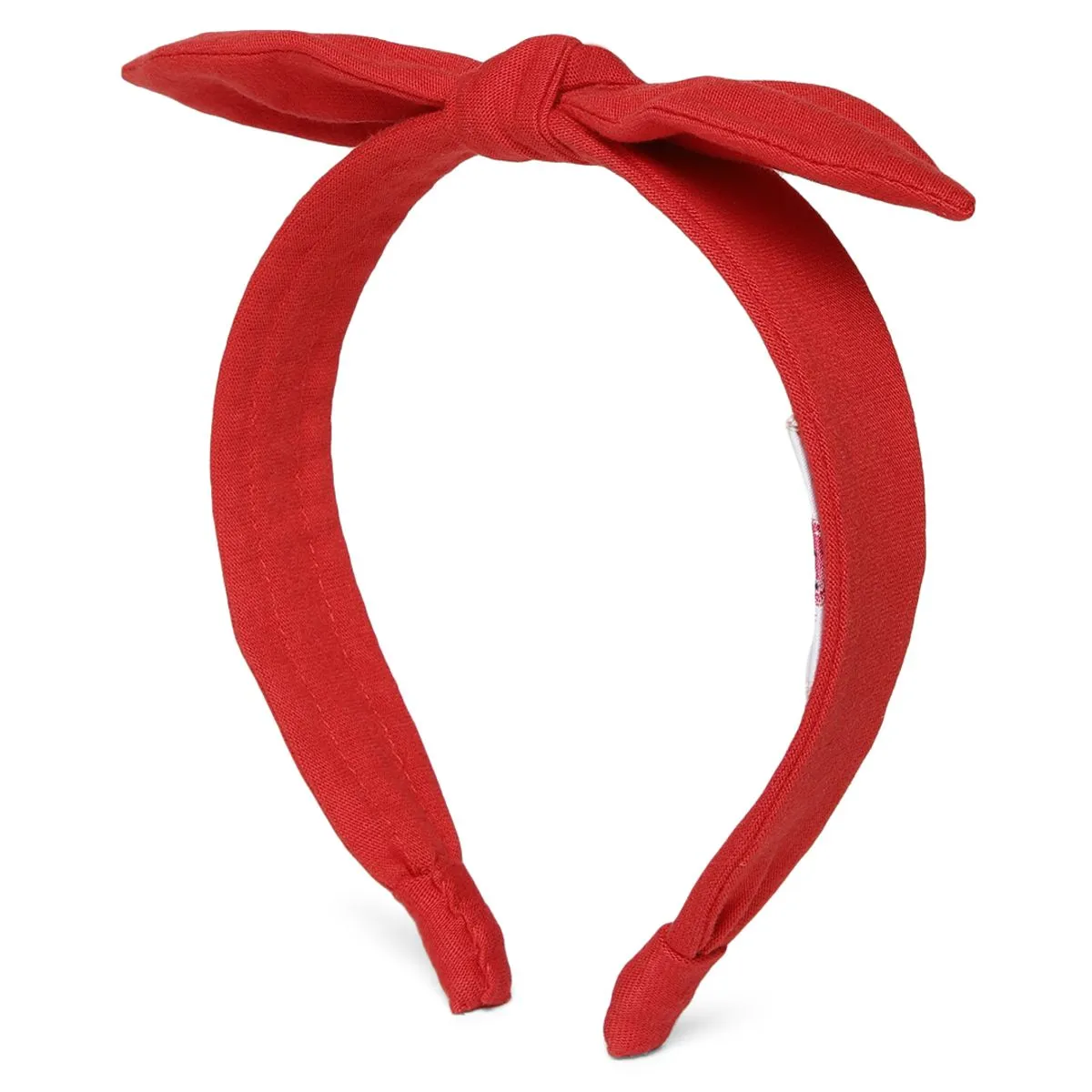 Elaa Anna Headband In Red Jersey