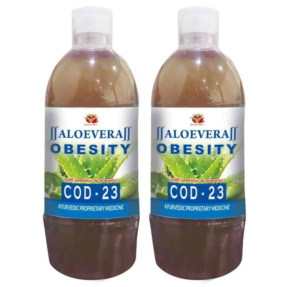 Jeevan Ras Aloevera Cod 23,  1 L  Unflavoured Pack of 2