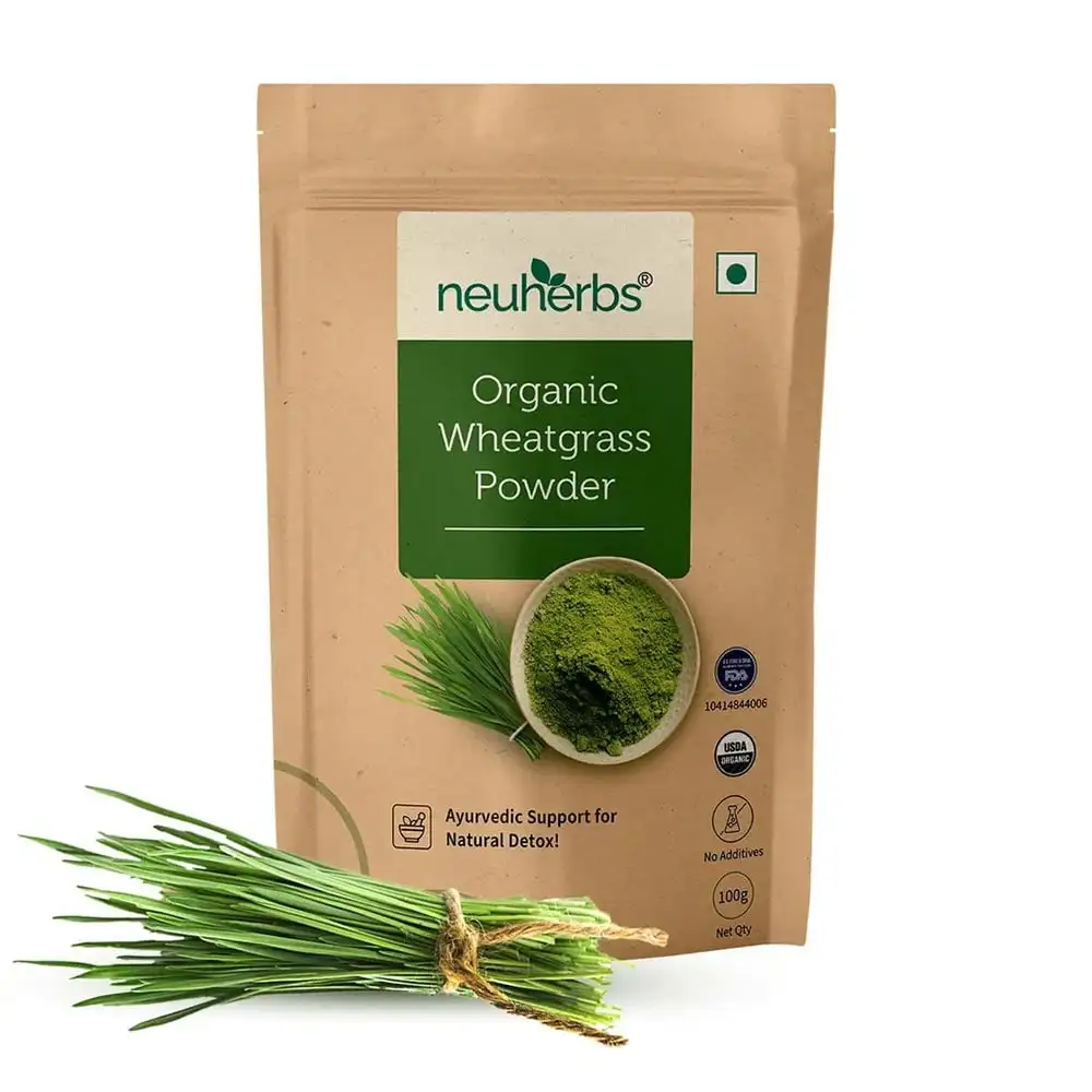 Neuherbs Organic Wheatgrass Powder,  100 g