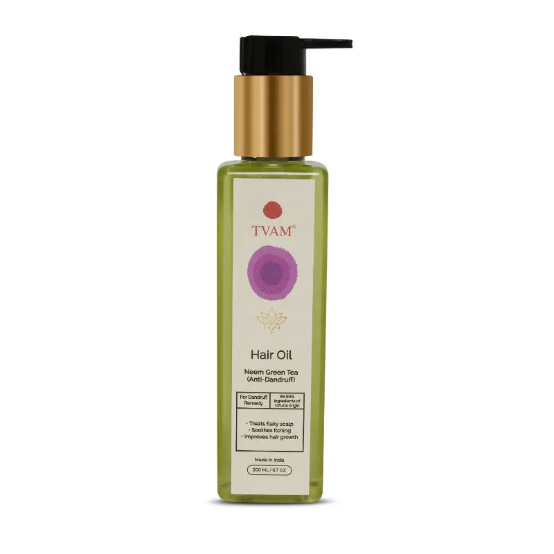 Tvam Hair Oil - Neem Green Tea Anti-dandruff