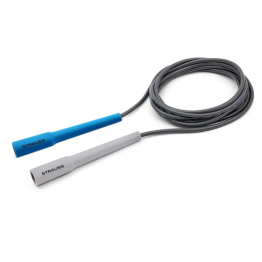 Strauss Skipping Rope,  Blue/Grey  Free Size