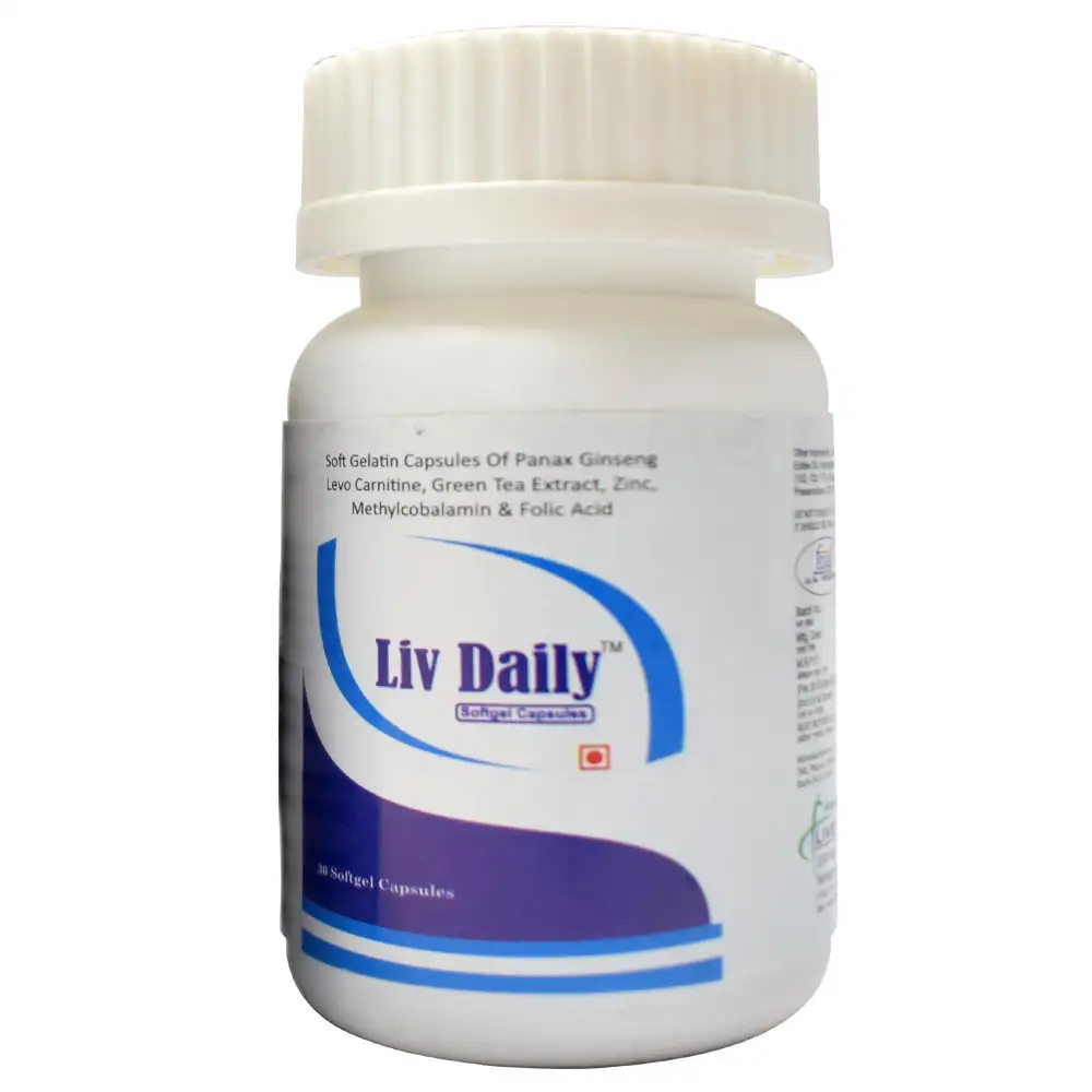 Live Well Inc Liv Daily Multivitamin with Ginseng,  30 softgels  Unflavoured