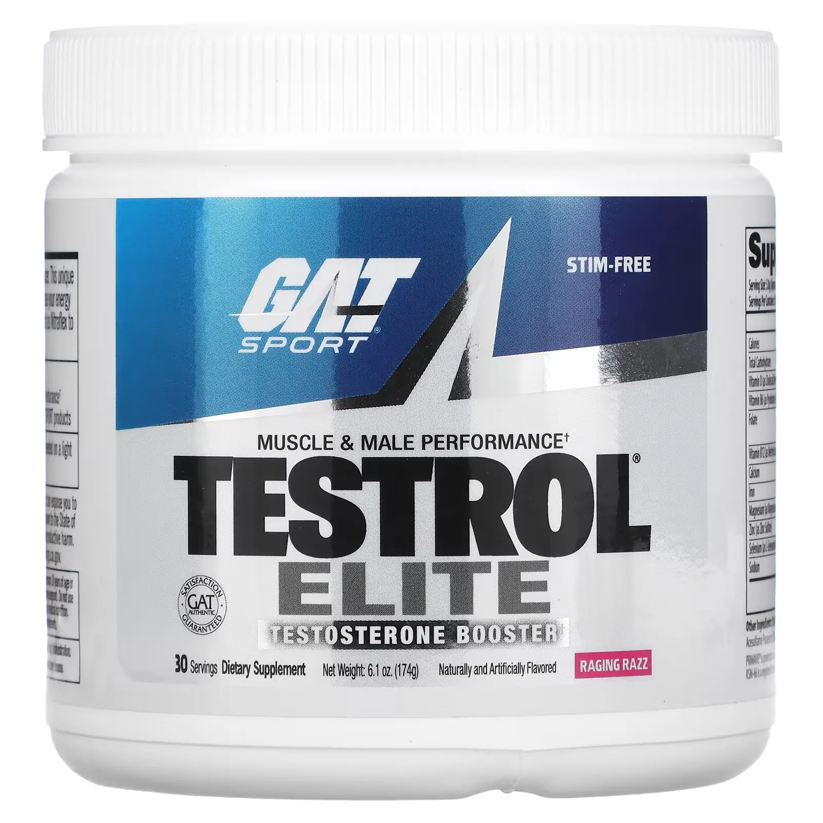 Testrol Elite, Testosterone Booster, Raging Razz, 6.1 oz (174 g)