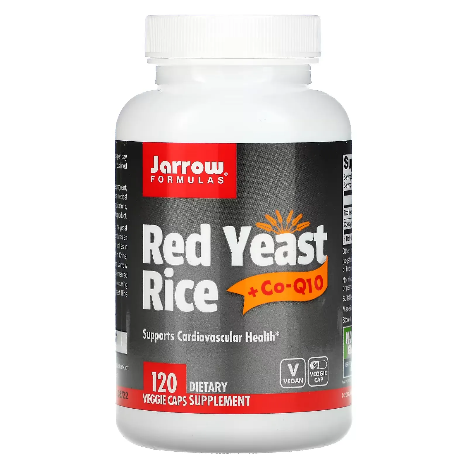 Red Yeast Rice + Co-Q10, 120 Veggie Caps