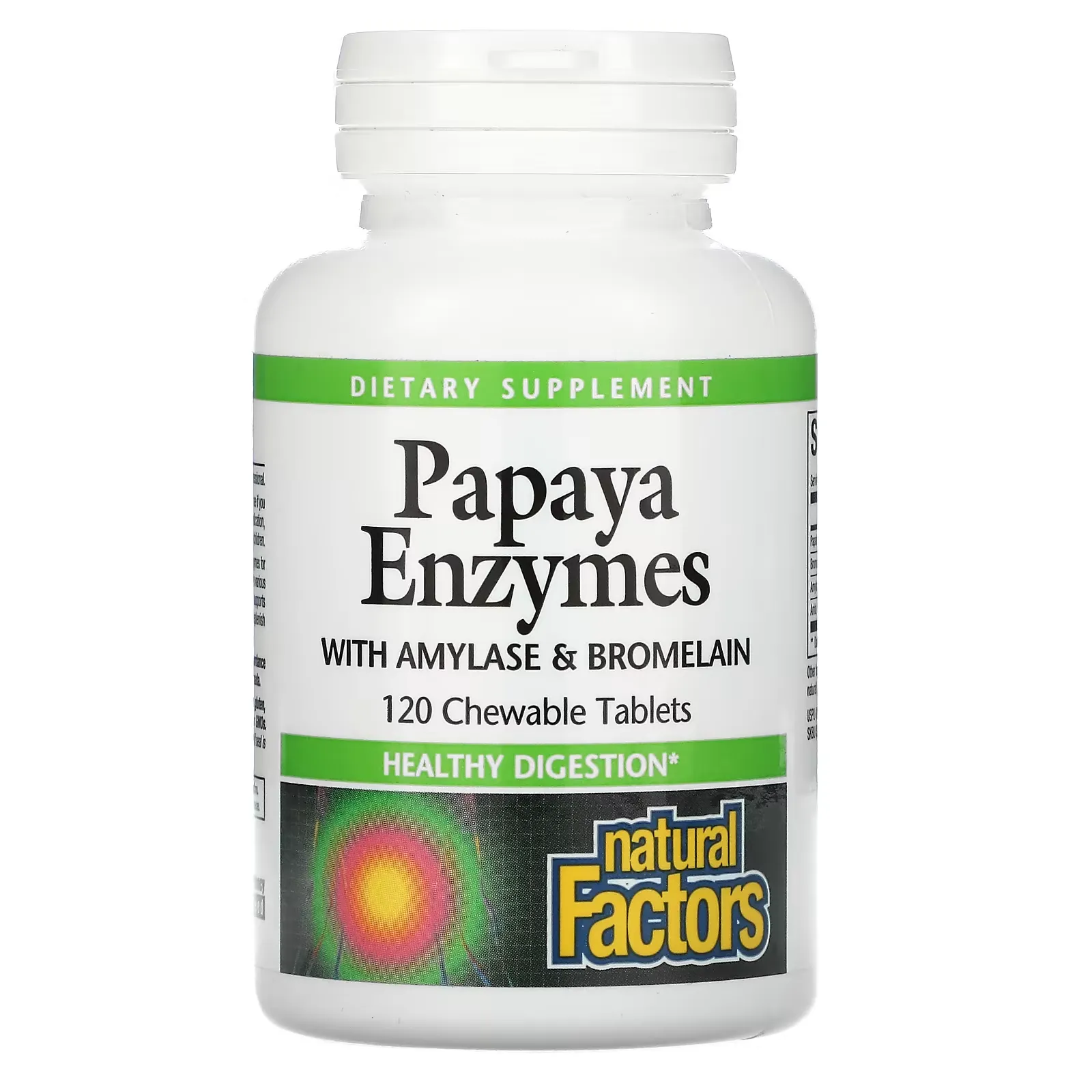 Papaya Enzymes with Amylase & Bromelain, 120 Chewable Tablets