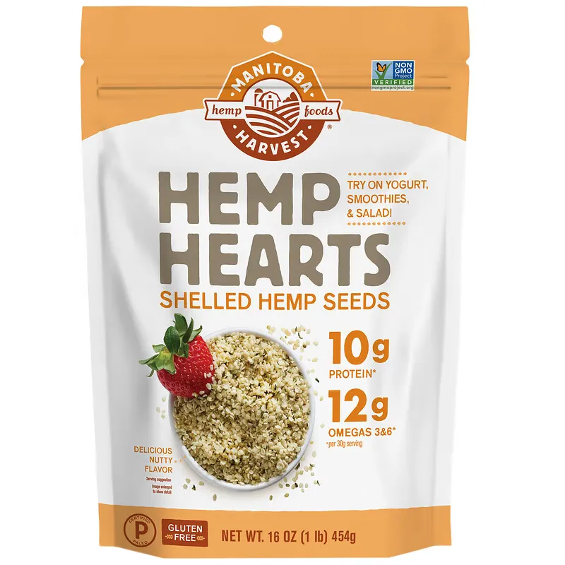 Hemp Hearts, Shelled Hemp Seeds, Delicious Nutty Flavor, 16 oz (454 g)