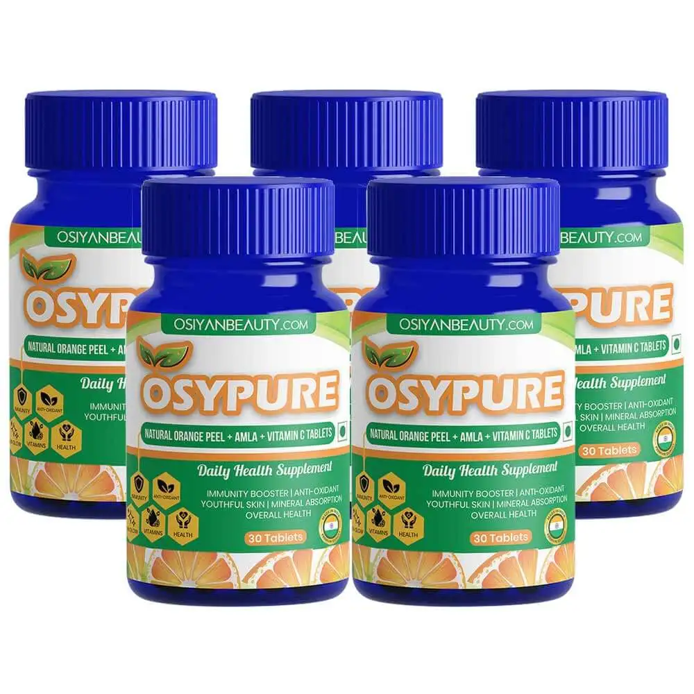 OSYPURE Natural Amla & Orange Peel Extract,  30 tablet(s)  Unflavoured Pack of 5