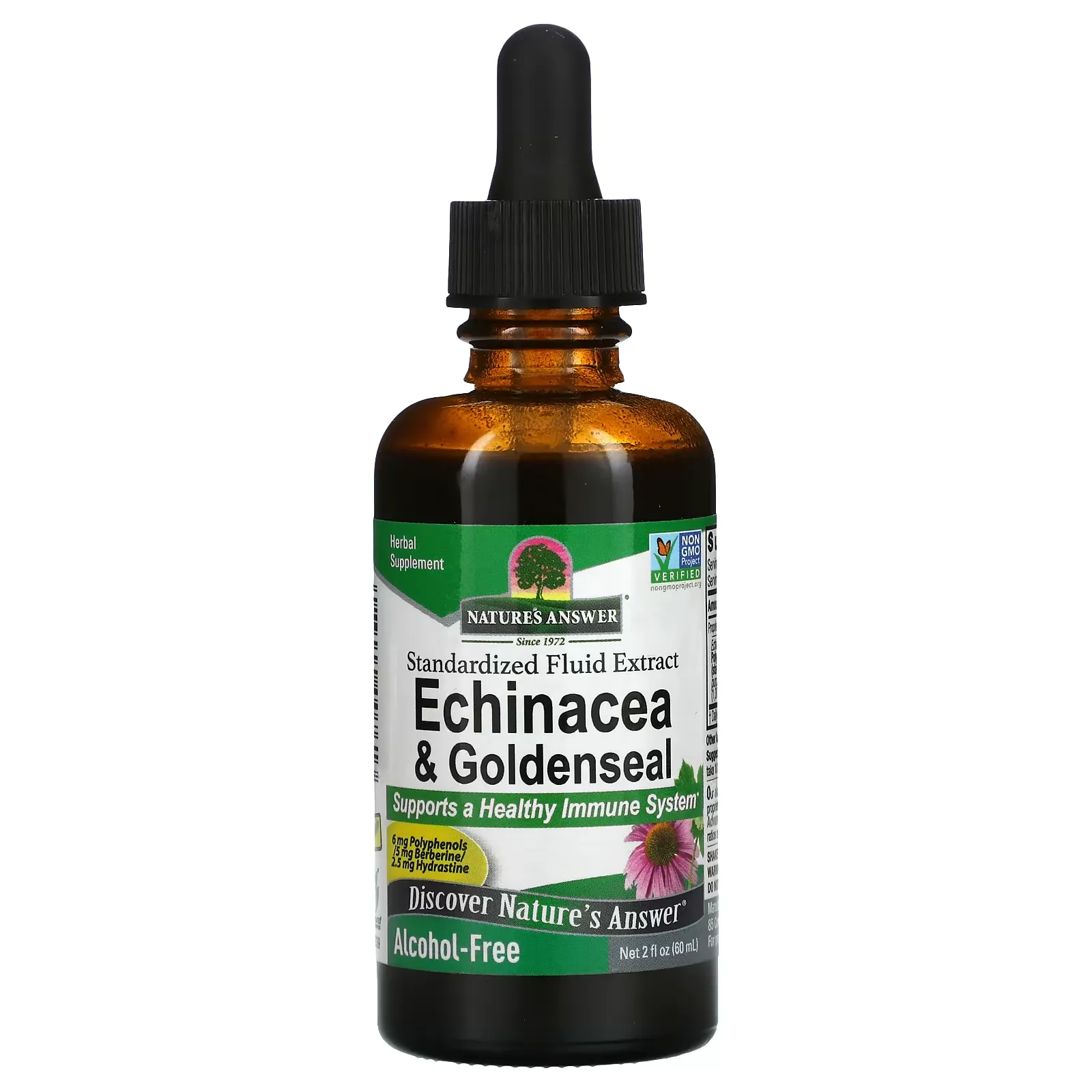 Echinacea & Goldenseal, Alcohol-Free, 2 fl oz (60 ml)