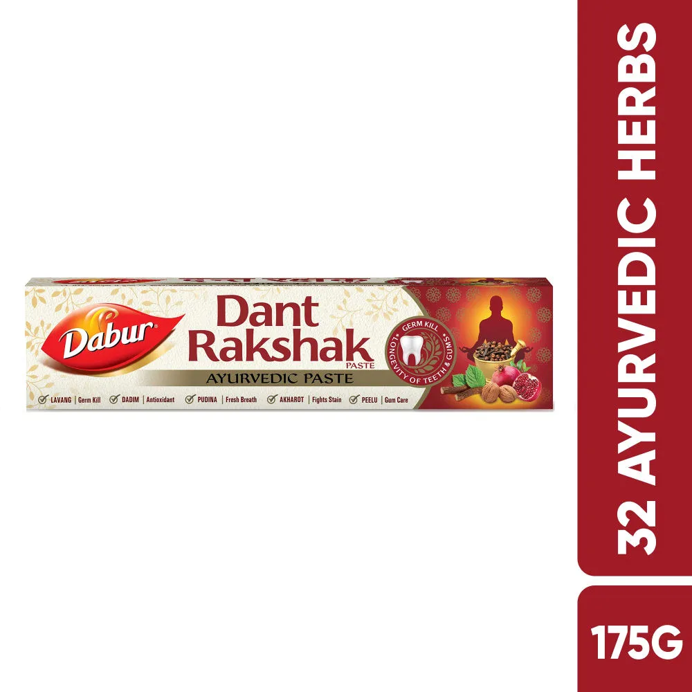 Dabur Dant Rakshak Ayurvedic Paste with 32 Ayurvedic Herbs