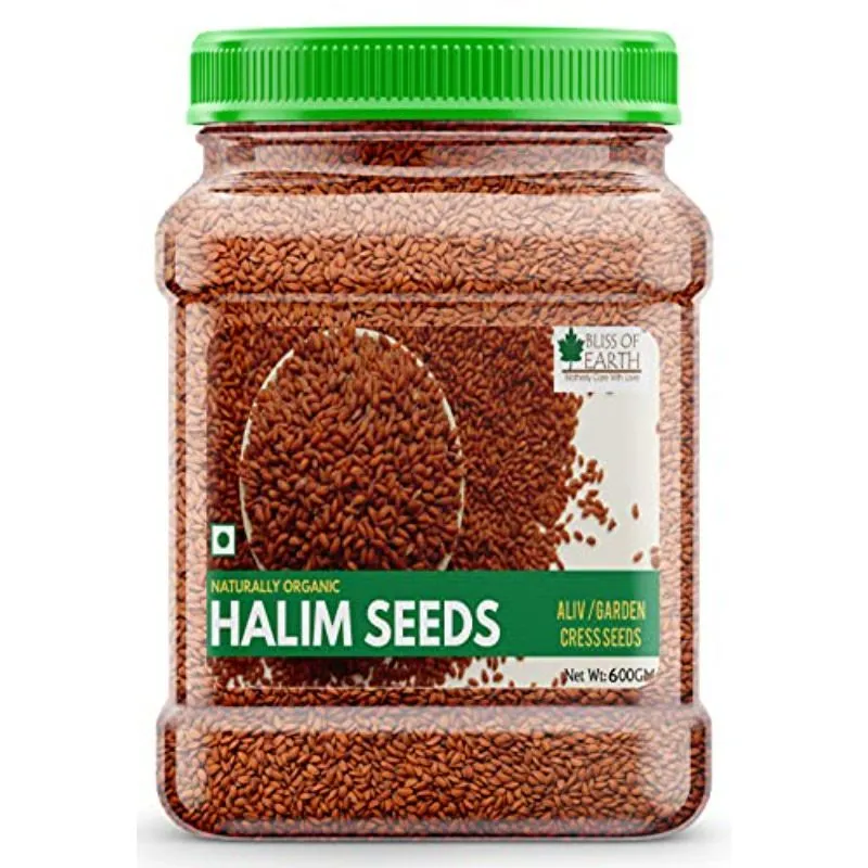 Bliss Of Earth Halim Seeds Organic For Eating