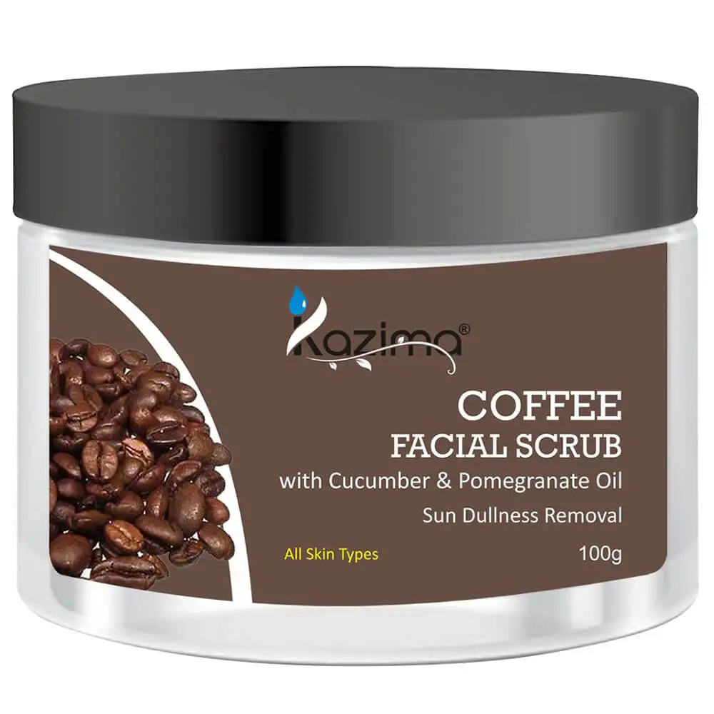 Kazima Coffee Facial Scrub,  100 g  for All Skin Types