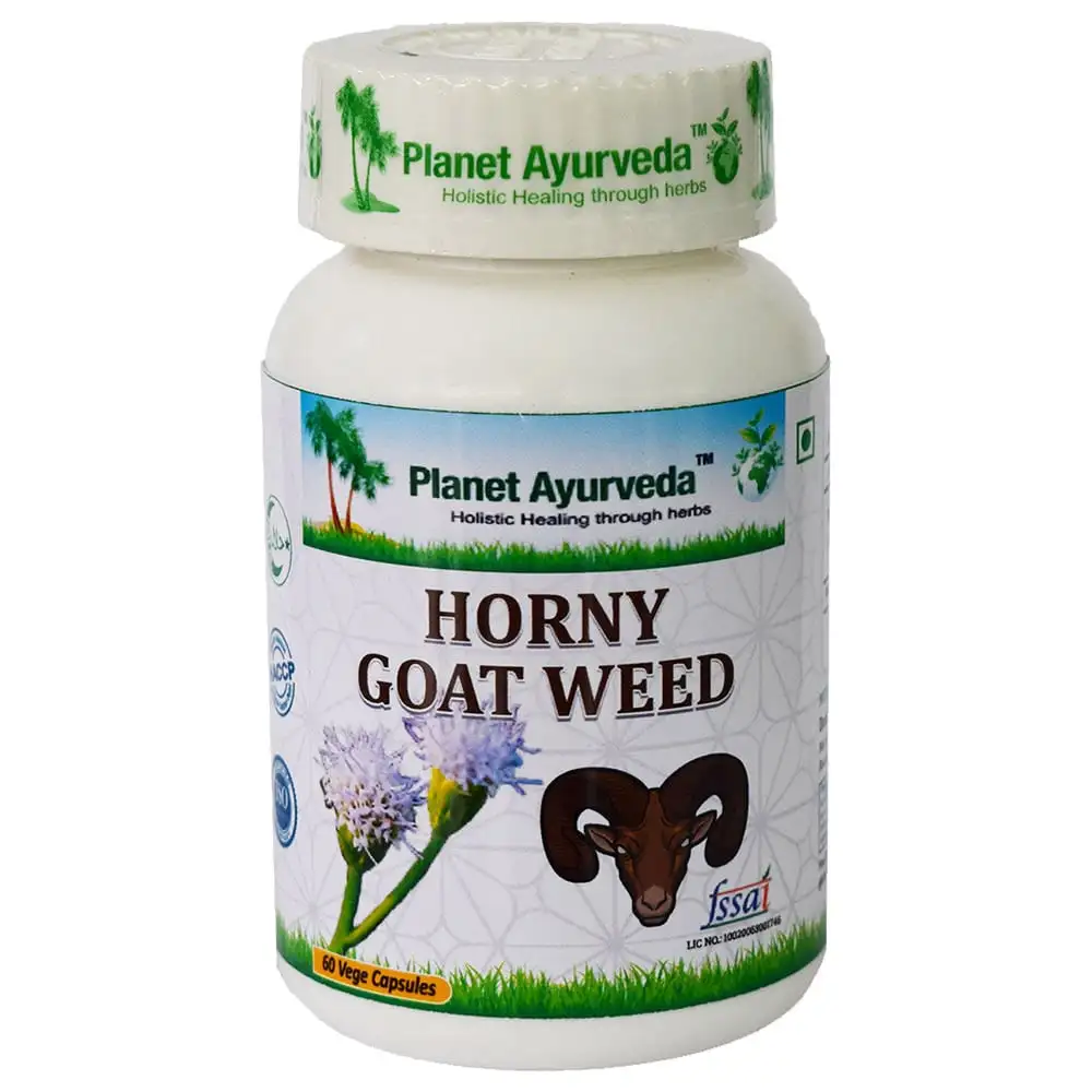 Planet Ayurveda Horny Goat Weed,  60 veggie capsule(s)