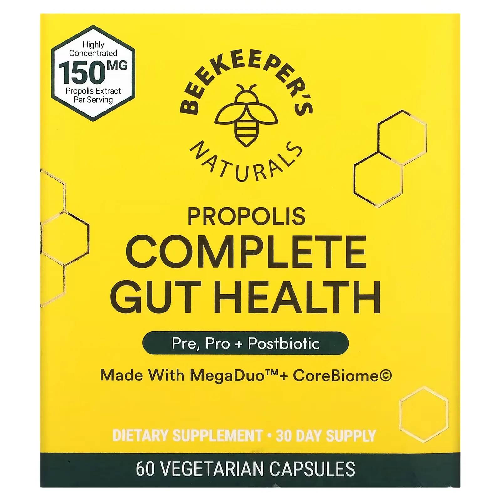 Propolis Complete Gut Health, 60 Vegetarian Capsules