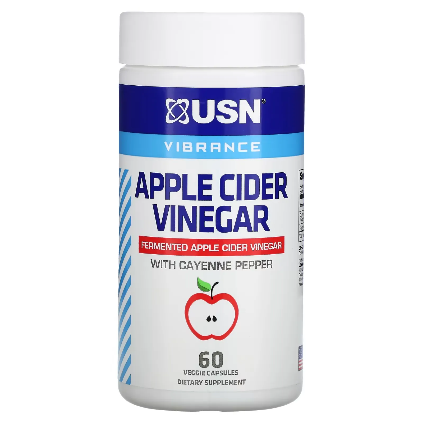 Apple Cider Vinegar with Cayenne Pepper, 60 Veggie Capsules