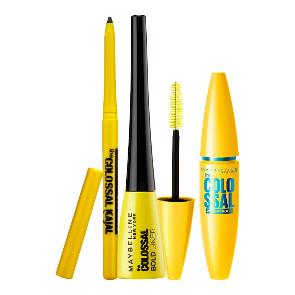 Maybelline New York The Colossal Combo - Mascara + Bold Liner + Kajal