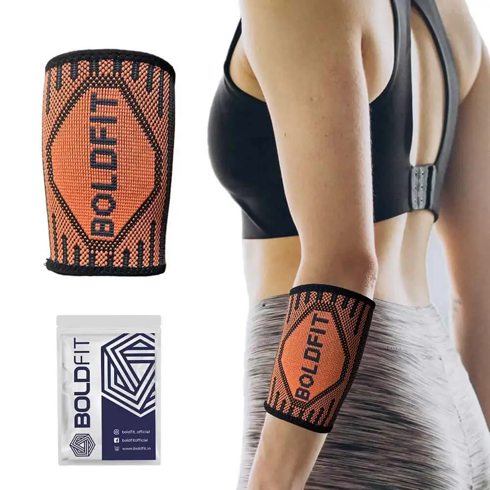 Boldfit Wrist Sleeves/Support,  Orange  Large