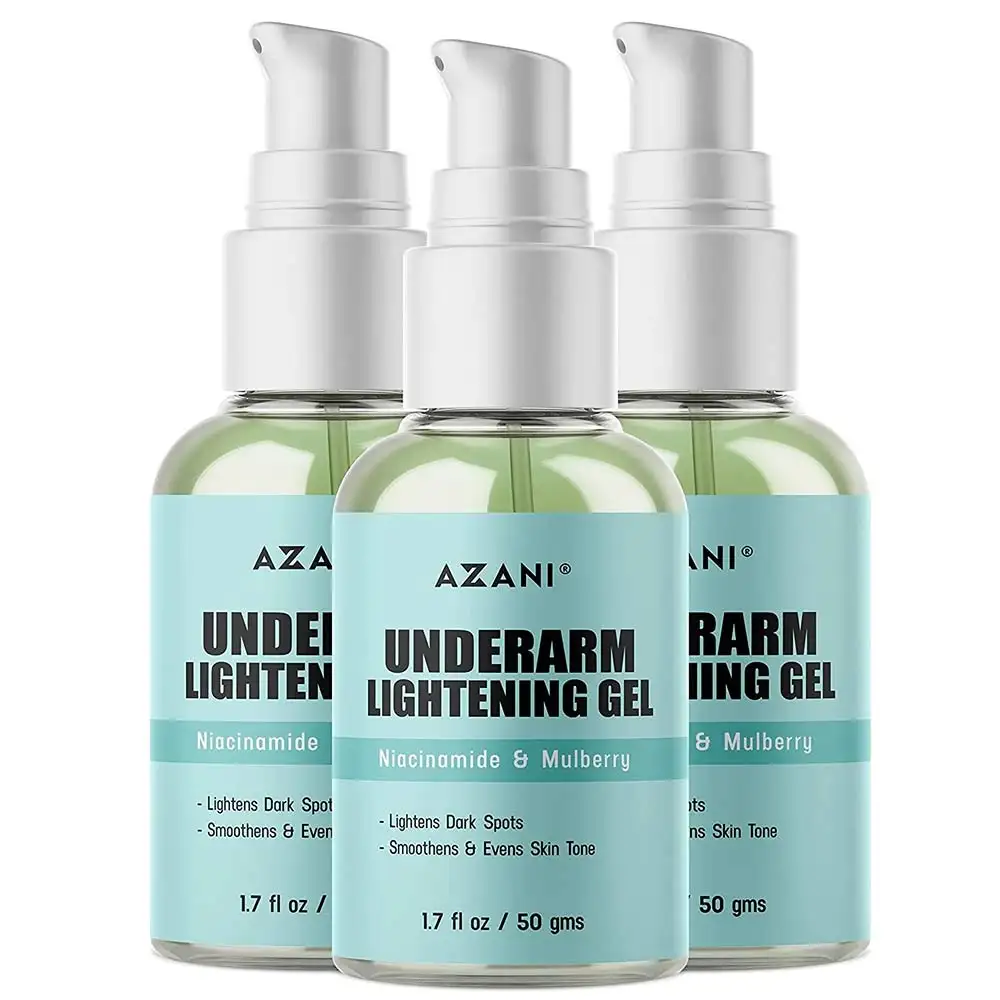 Azani Active Care Underarm Lightening Gel,  50 g  Niacinamide & Mulberry Pack of 3