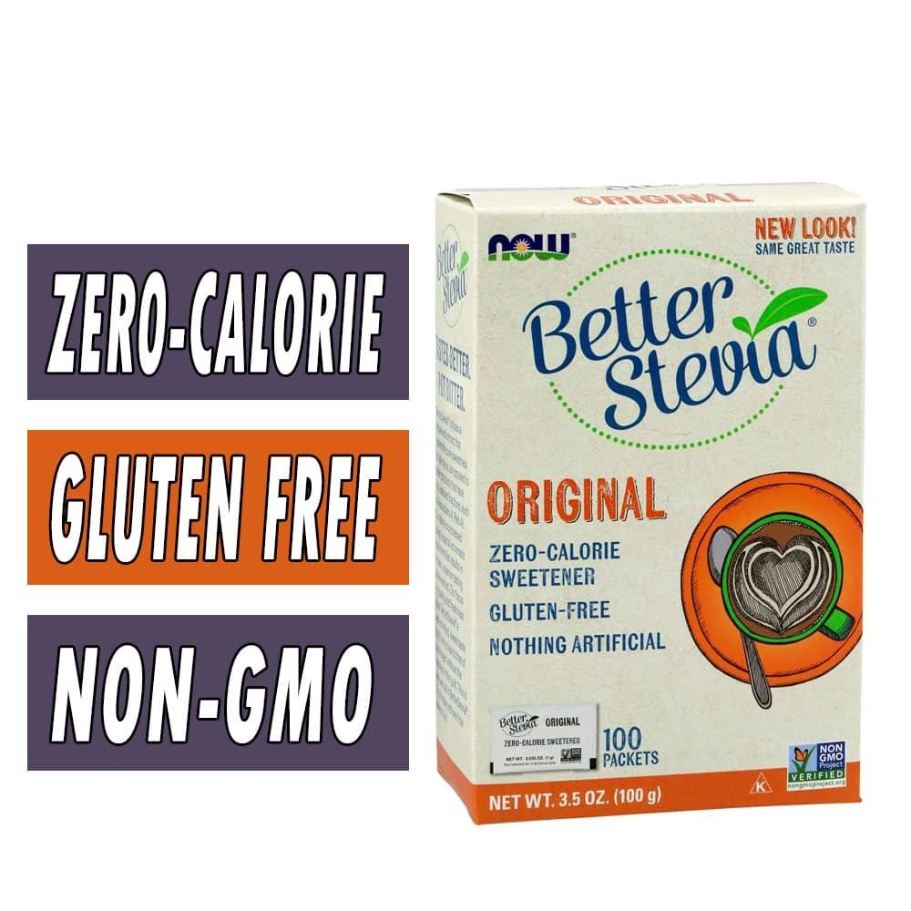 NOW Better Stevia - Original - 100 Packets