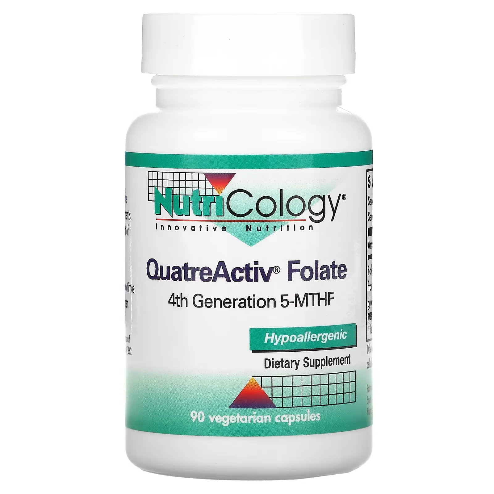 QuatreActiv Folate, 90 Vegetarian Capsules